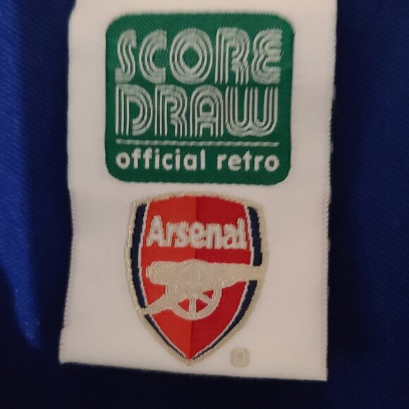 ARSENAL THROWBACK RETRO FA CUP FINAL 1979 SCORE DRAW TRACK JACKET SIZE SMALL - Picture 2 of 4
